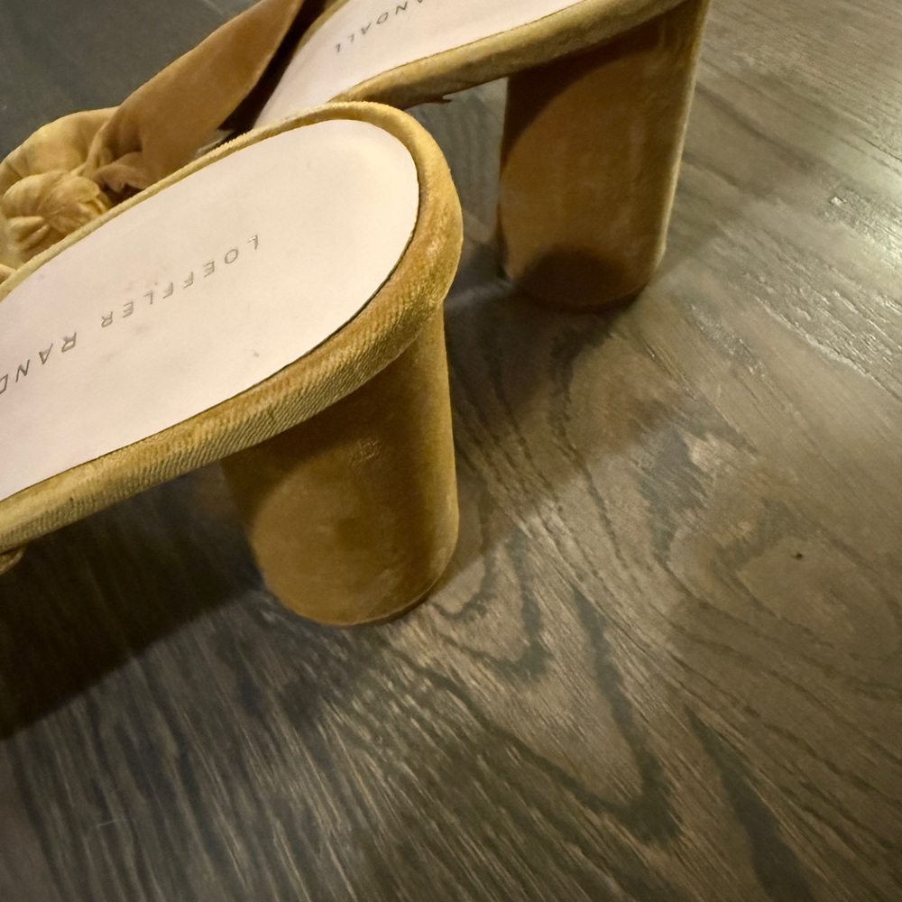 Loeffler Randall Coco Block Heels Bow Knot Slide - Picture 7 of 7